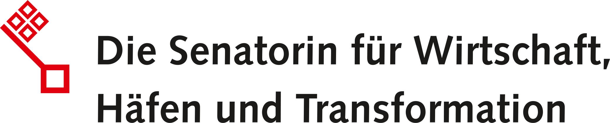 Logo der Senatorin für Wirtschaft, Häfen und Transformation